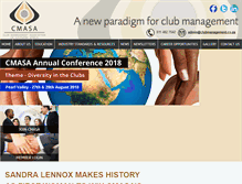 Tablet Screenshot of clubmanagement.co.za